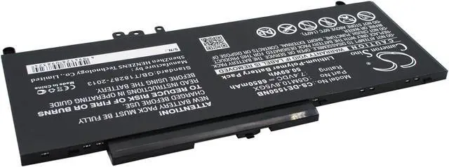 Alt view image 3 of 5 - Battery Replacement for DELL Latitude E5570 Latitude E5550 Latitude 14 5000 Latitude 5450 Latitude E5250 G5mio HK60W 8V5GX TXF9M 6MT4T 7V69Y PF59Y P48F K3JK9 079VRK 07V69Y G5m1o R9XM9 HK6DV
