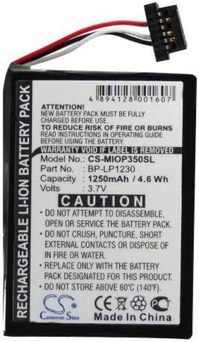 Alt view image 5 of 5 - Battery for Mitac 541380530005 Medion MD96050 541380530006 Mio Spirit 480 685