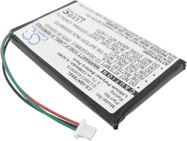 Alt view image 7 of 16 - 1250mAh Battery for Garmin Nuvi 780, 780T, 785, 785T, EC36EC4240878
