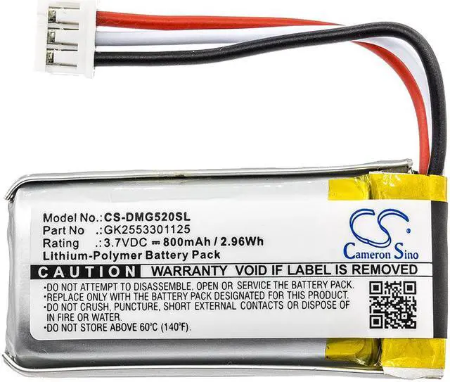 Alt view image 3 of 4 - GPS Navigation Battery for DIGITAL MATTER GK2553301125 G52 Solar G52S 800mAh