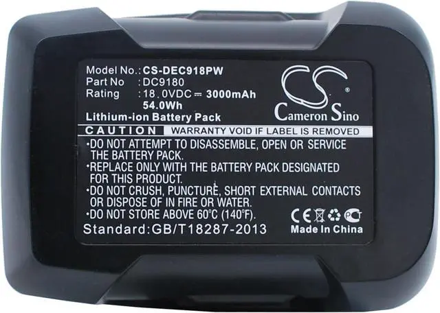 Main image of Battery Replacement for DeWalt DCD925 DCD925B2 DCD925KA DCD925N DC9180C DC9180 DC9182
