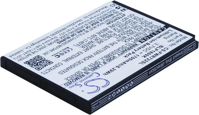 Alt view image 2 of 5 - Hotspot Battery for Franklin Wireless BLP1800K R722 R774 R775 CS-FWR722SL 1700mA