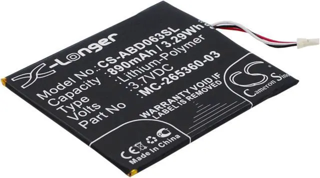 Alt view image 2 of 5 - Battery Replacement for Amazon SY69JL kindle 558 WP63GW Kindle 8th Generation kindle 499 Kindle 7 Kindle 7th Generation Kindle 8 Kindle X 58-000083 58-000151 MC-265360-03