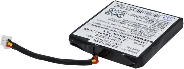 Alt view image 6 of 15 - 700mAh Battery for TomTom Via 120, 125, 1405TM, Live, Euro, 4EH44, KM1