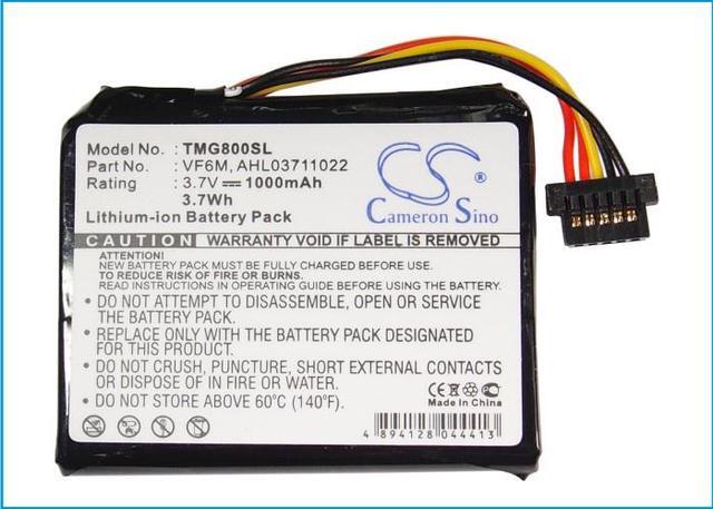 Alt view image 5 of 5 - Battery for TomTom VF6M Go 1530 825 820 Live Top Gear 4EH45 4EH51 4ER5 1000mAh
