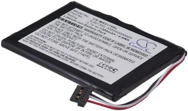 Alt view image 4 of 11 - 1300mAh SJM1300 Battery for Magellan RoadMate 5175-LM, RoadMate 5175TLM