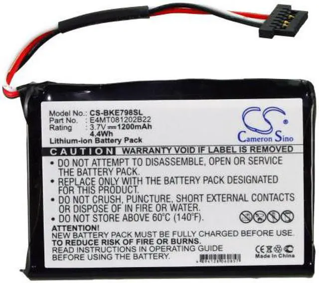 Alt view image 5 of 5 - Battery for Becker 541380530002 E4MT081202B22 Traffic Assist Highspeed II Z100