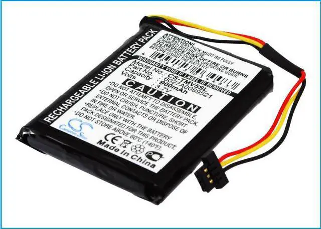 Alt view image 5 of 14 - 900mAh battery for TomTom ONE IQ, V5, 4EK0.001.01 (6027A0089521)