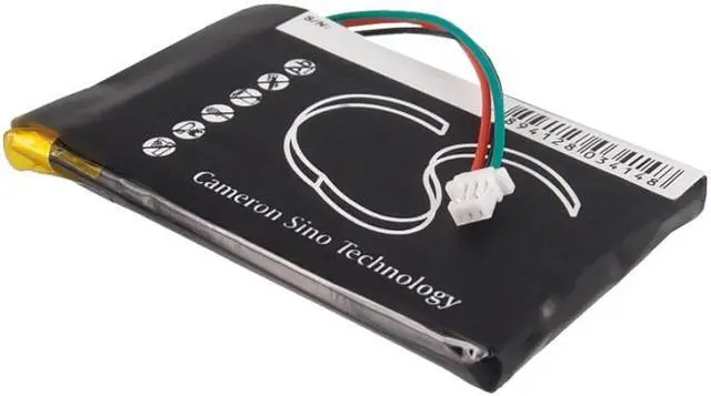Alt view image 3 of 6 - Battery for Garmin GPS Navigation 010-00657-06 Nuvi 770 770T CS-IQN770SL 1250mAh