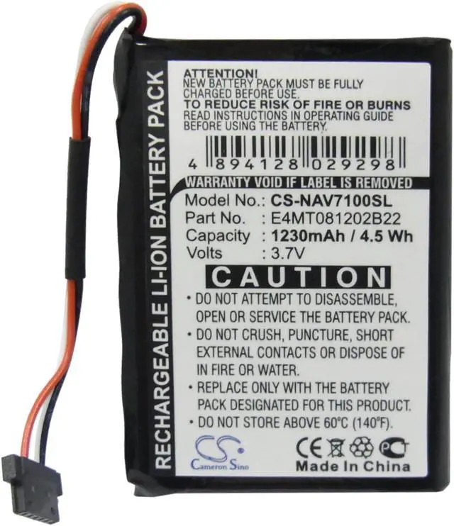 Alt view image 9 of 15 - 1230mAh Battery for Navigon Triansonic PNA 7000, 7000T, 7100, 7310, 6000 NEW