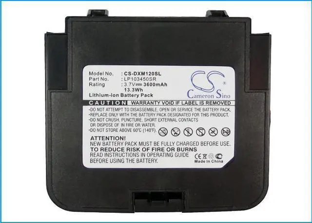 Alt view image 4 of 5 - Battery for Delphi XM Satellite Radio Roady LP103450SR SA10120 3.7v 3600mAh