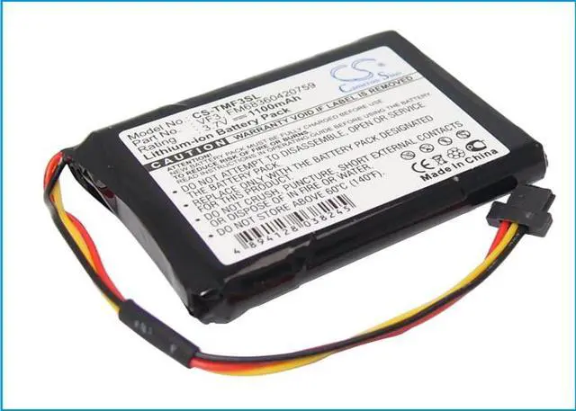 Alt view image 5 of 14 - 1100mAh Battery for TomTom Quanta GPS; FM68360420759, VF3