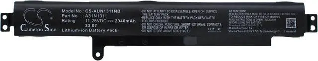 Main image of Battery Replacement for Asus R103BA-DF053H VivoBook X102BA-BH41T F102BA-DF070H X102BA-DF007H VivoBook X102BA-DF1200 F102BA-DF038H 0B110-00260200 0B110-00260000 A31LM25 A31N1311 0B110-00260100 F102BA