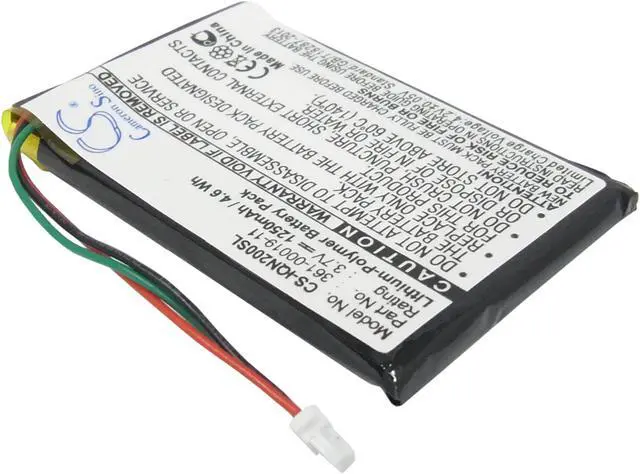 Alt view image 2 of 6 - Battery for Garmin Nuvi GPS 255w 205 265wt 200 255 205w 250 260w 255wt 260 200w 270 205wt 255t 205t!