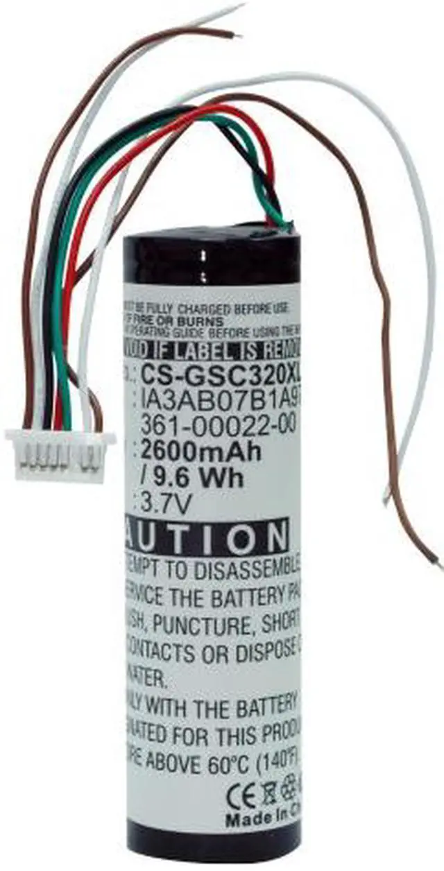 Alt view image 10 of 10 - 2600mAh Battery for Garmin StreetPilot C320, C330, C340, C530, C550
