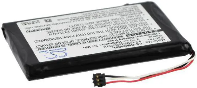 Main image of Battery for Garmin KF40BF45D0D9X Approach G6 GPS Navigation CS-GMG60SL 1000mAh