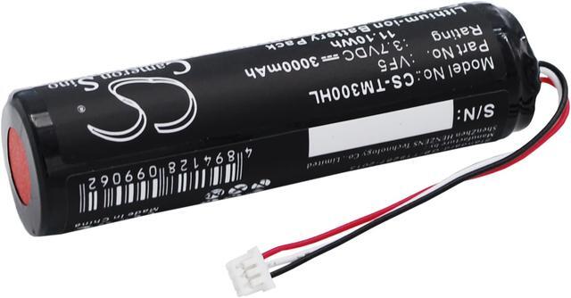 Alt view image 3 of 6 - Battery for TomTom VF5 Go 300 400 500 510 510T 530 530T 700 700T 710 910 3000mAh