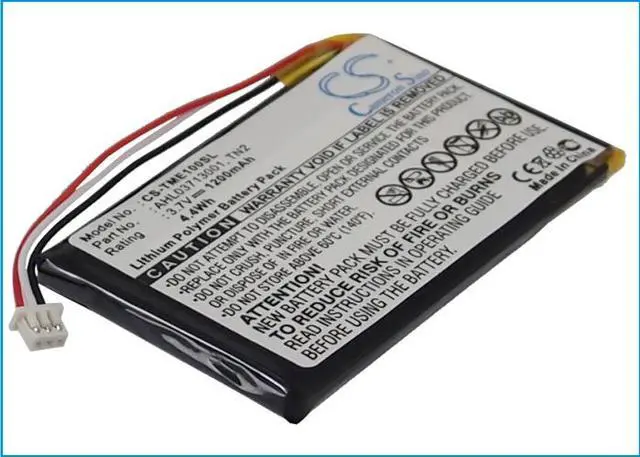 Alt view image 5 of 15 - 1200mAh Battery for TomTom Eclipse, AVN4430, TNS410 (P/N AHL03713001, TN2)