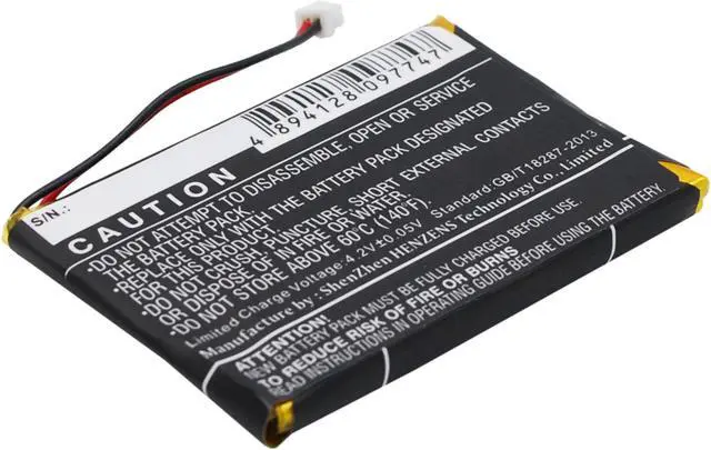 Alt view image 4 of 6 - Battery for SkyGolf H503448 1S1P SkyCaddie Aire 2 II X8F GPS CS-SGX800SL 850mAh