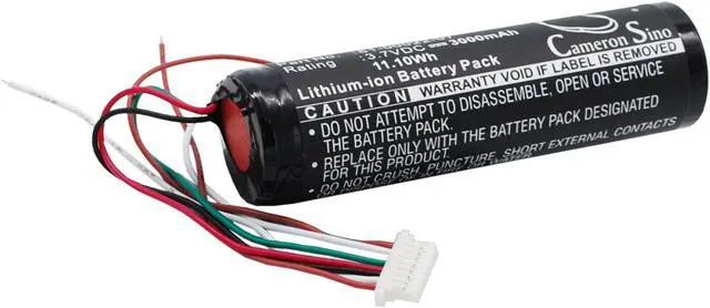 Alt view image 2 of 6 - Battery for Garmin IA3AB07B1A97 StreetPilot C320 C330 C340 C530 C550 3000mAh