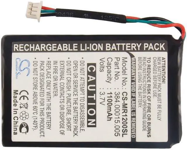 Alt view image 10 of 16 - 1100mAh Battery for GPS Magellan RoadMate 1200, RoadMate 1210, 384.00015.005