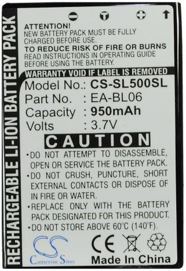 Alt view image 5 of 5 - Battery Replacement for Sharp Zaurus SL-5500 Zaurus SL-5000 Zaurus SL-5000D Zaurus C760 Zaurus C750 Zaurus SL-C700 EA-BL06