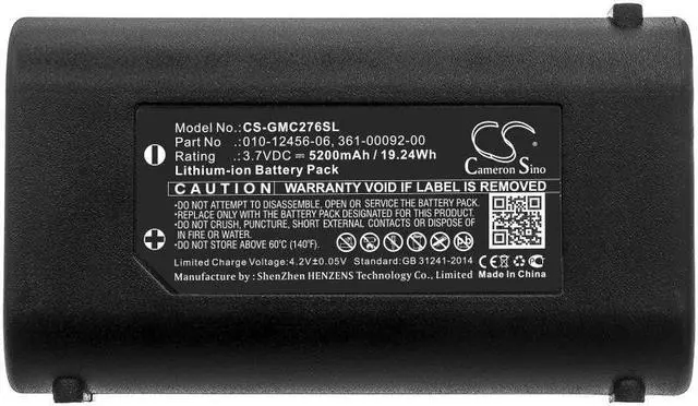 Alt view image 3 of 3 - GPS Navigation Battery for Garmin GPSMAP 276Cx 010-12456-06 361-00092-00 5200mAh