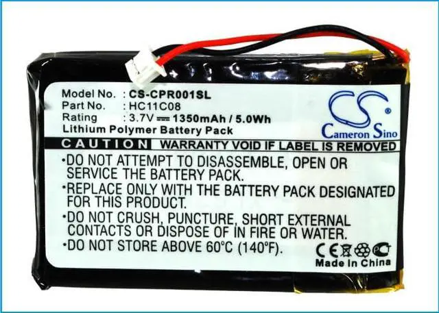 Alt view image 5 of 5 - GPS Battery for Celestron HC11C08 Course Pro Elite CoursePro 44870 44871 1350mAh