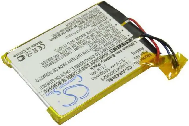 Alt view image 2 of 6 - Battery for Archos 43 Internet Tablet 8300 A43IT 16GB 8GB L04041200625 1600mAh