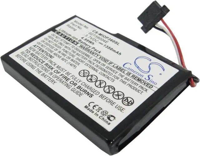 Alt view image 6 of 11 - 1350mAh E3MT07135211 Battery for Mitac Mio P360, Mio P560, Mio P560t, Mio P565, MICROMAXX MM95242