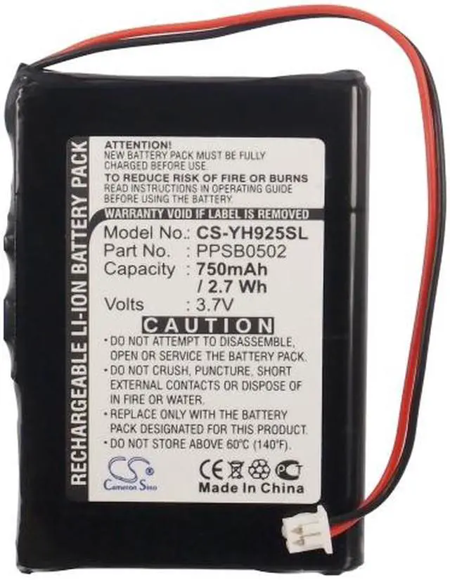 Alt view image 5 of 6 - Battery for Samsung YH-920 YH-925 Napster Yepp MP3 Player PPSB0502 Media 750mAh