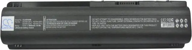 Alt view image 5 of 5 - Battery Replacement for Compaq Presario CQ60-100 Presario CQ70 Presario CQ60-208TX Presario CQ60 498482-001 HSTNN-LB72 462891-162 KS524AA HSTNN-XB72 EV06055 462890-151 KS526AA