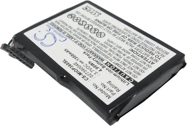 Alt view image 7 of 11 - 1350mAh E3MT07135211 Battery for Mitac Mio P360, Mio P560, Mio P560t, Mio P565, MICROMAXX MM95242