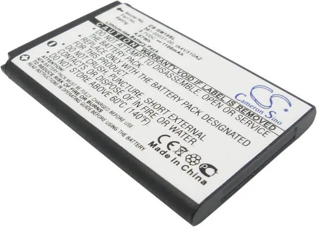 Main image of Battery for Garmin 010-10840-00 IA4V310A2 Xplova G3 Mobile 10 10x GPS10 1100mAh