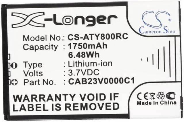 Alt view image 5 of 5 - Hotspot Battery for Alcatel CAB23V0000C1 One Touch Link Y580 Y800 Y800Z Y580D