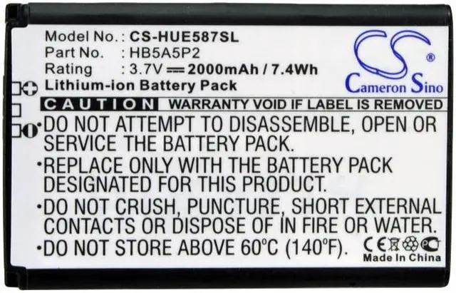 Alt view image 5 of 5 - Battery for Huawei HB5A5P2 HWD06UAA PBD02GPZ10 BTR5072B T-Mobile DATA06 DATA08
