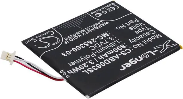 Alt view image 3 of 5 - Battery Replacement for Amazon SY69JL kindle 558 WP63GW Kindle 8th Generation kindle 499 Kindle 7 Kindle 7th Generation Kindle 8 Kindle X 58-000083 58-000151 MC-265360-03