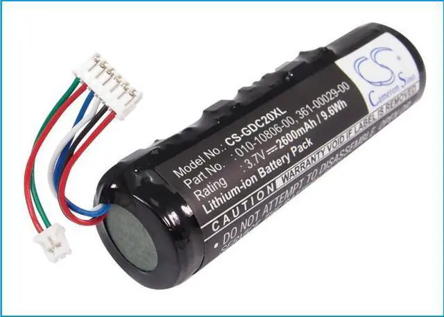 Alt view image 6 of 11 - 2600mAh Battery for Garmin DC20, DC30, DC40, Astro System DC20