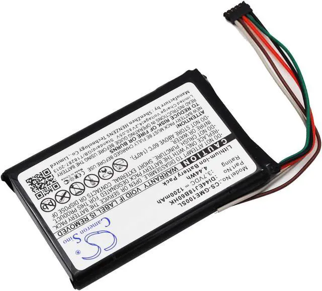Alt view image 2 of 6 - GPS Navigation Battery for Garmin DI44EJ18B60HK 010-01161-00 Edge 1000 1200mAh