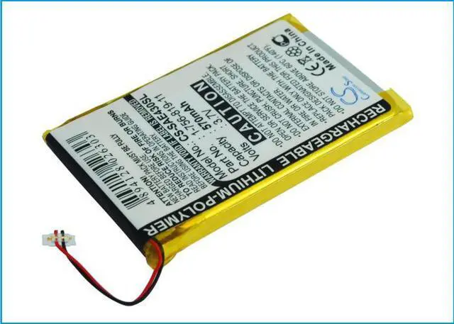Alt view image 3 of 6 - Battery for Sony NW-E435 NWZ-E436 NWZ-E438 SOK-NWZ-E435F(B) 1-756-819-11 Walkman