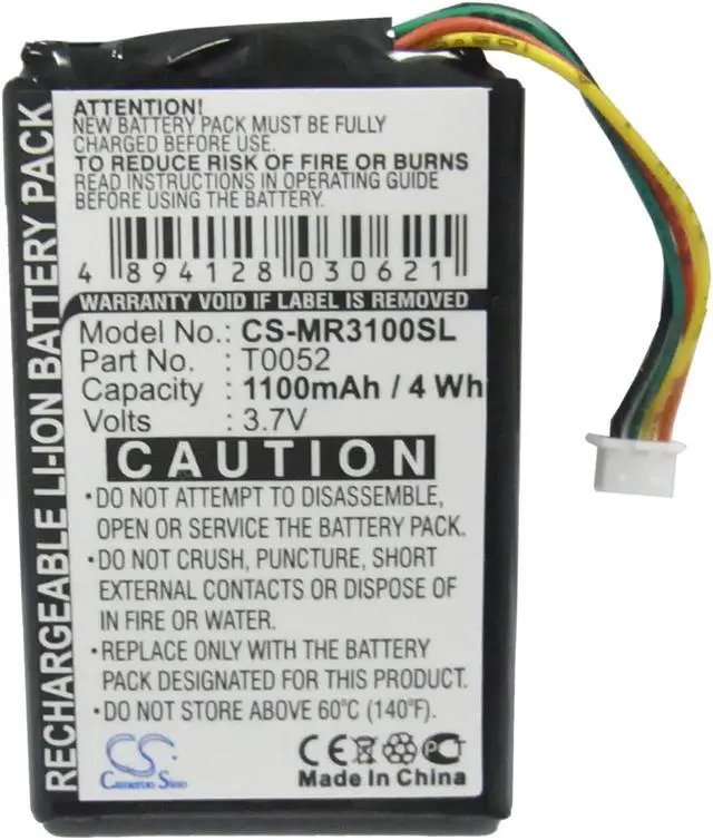 Alt view image 5 of 6 - Battery for Magellan T0052 Maestro 3000 3200 3220 3225 3250 RoadMate 1200 1210
