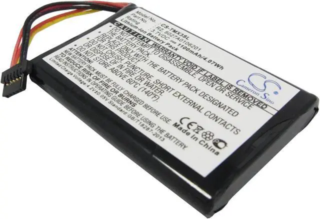 Alt view image 5 of 15 - 1100mAh Battery for TomTom 1EP0.029.01, XXL IQ Routes, 4EP0.001.02, 6027A0106201