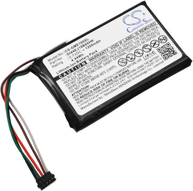 Main image of GPS Navigation Battery for Garmin DI44EJ18B60HK 010-01161-00 Edge 1000 1200mAh
