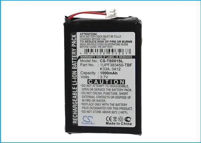 Alt view image 5 of 5 - Battery for Toshiba Gigabeat MES30V MES30VW MES60V MES60VK 1UPF383450-830 K33A