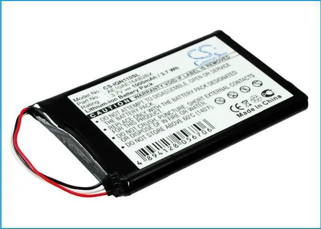 Main image of Battery for Garmin AE10AE16AB2BX Nuvi 1100 1100LM GPS CS-IQN110SL 3.7V 1000mAh
