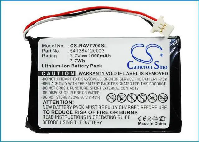 Alt view image 5 of 5 - Battery for Navigon 541384120003 GTC39110BL08554 72 Easy Plus Live GPS 1000mAh