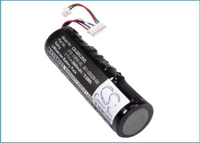 Alt view image 2 of 11 - 2600mAh Battery for Garmin DC20, DC30, DC40, Astro System DC20