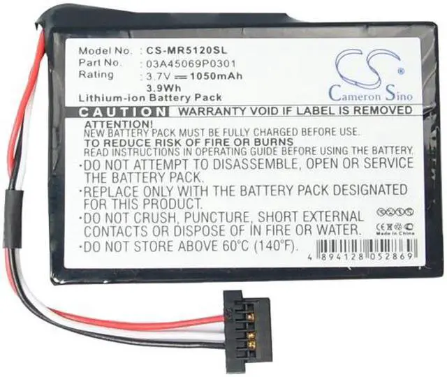 Alt view image 5 of 5 - Battery for Magellan RoadMate 5145TLM, RoadMate 5120LMTX, RoadMate 5045LM, RoadMate 5045MU, RoadMate 5045,