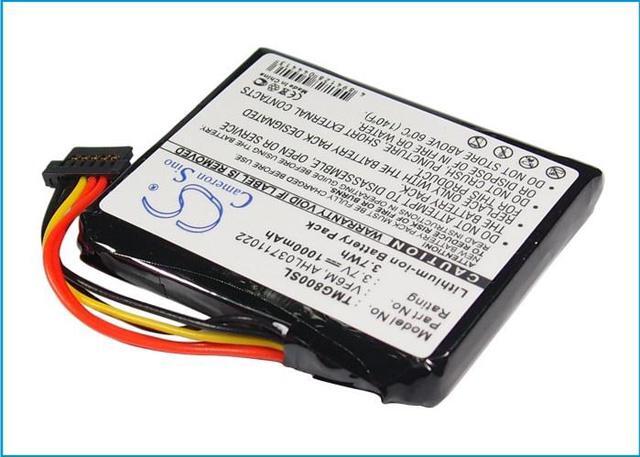 Alt view image 2 of 5 - Battery for TomTom VF6M Go 1530 825 820 Live Top Gear 4EH45 4EH51 4ER5 1000mAh
