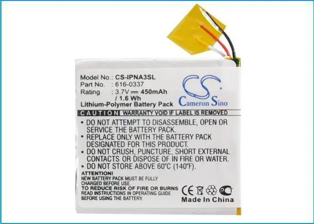 Alt view image 4 of 4 - Battery for Apple iPod Nano 3rd Generation 4GB 8GB G3 616-0311 616-0333 616-0337